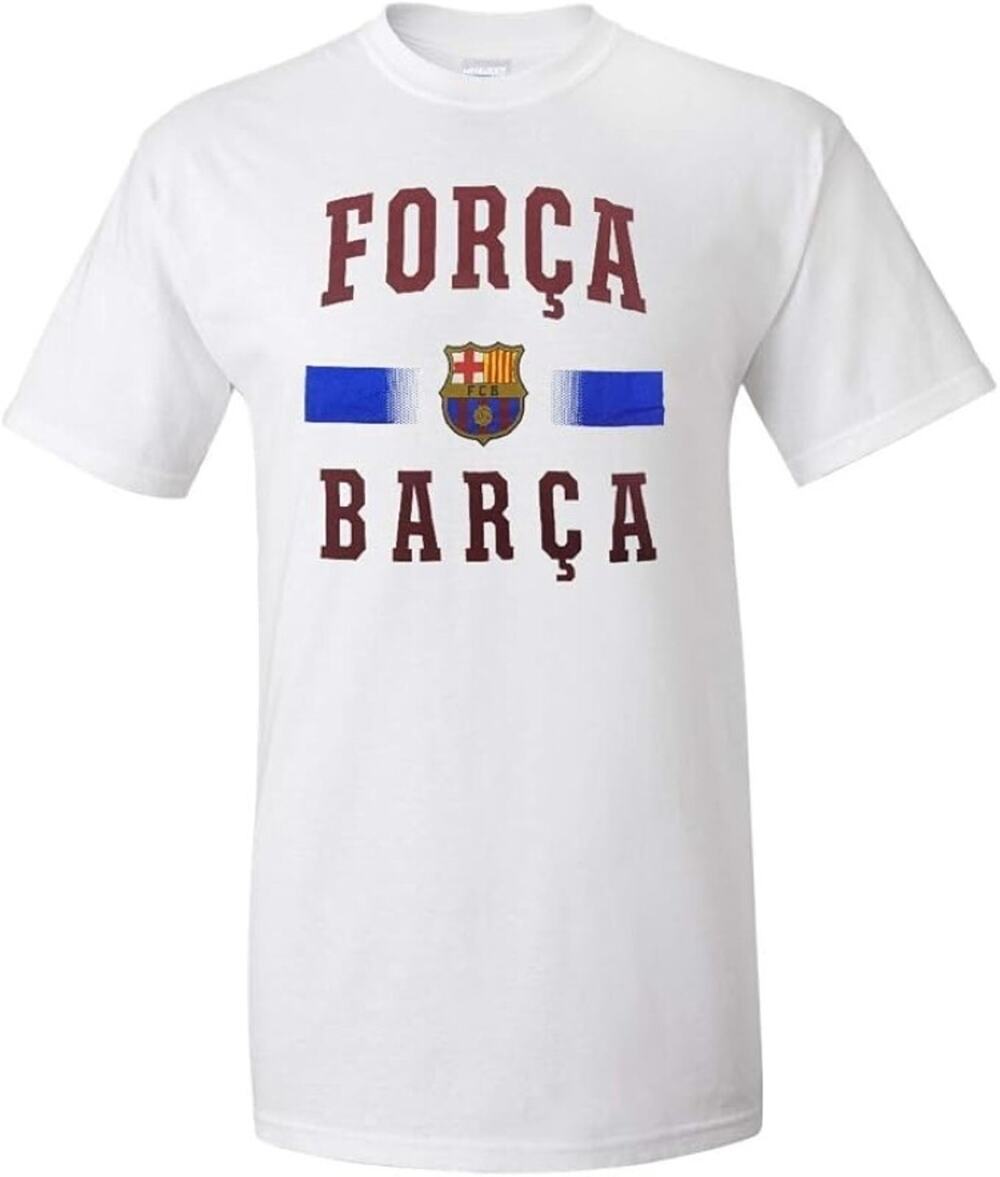 FC Barcelona Youth White Força Barça Arch T-Shirt